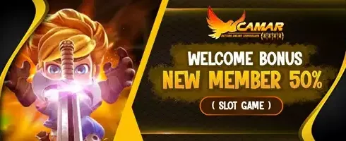 Bonus Selamat Datang Member Baru 100% promotional banner